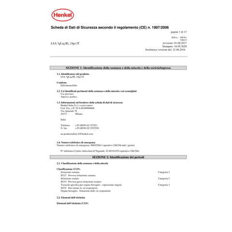 Colla Loctite Super Attak Original Plus 3 g. trasparente 2632156